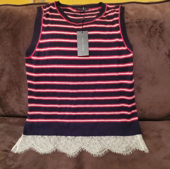 💼Tommy Hilfiger Striped Tank - Picture 2 of 3